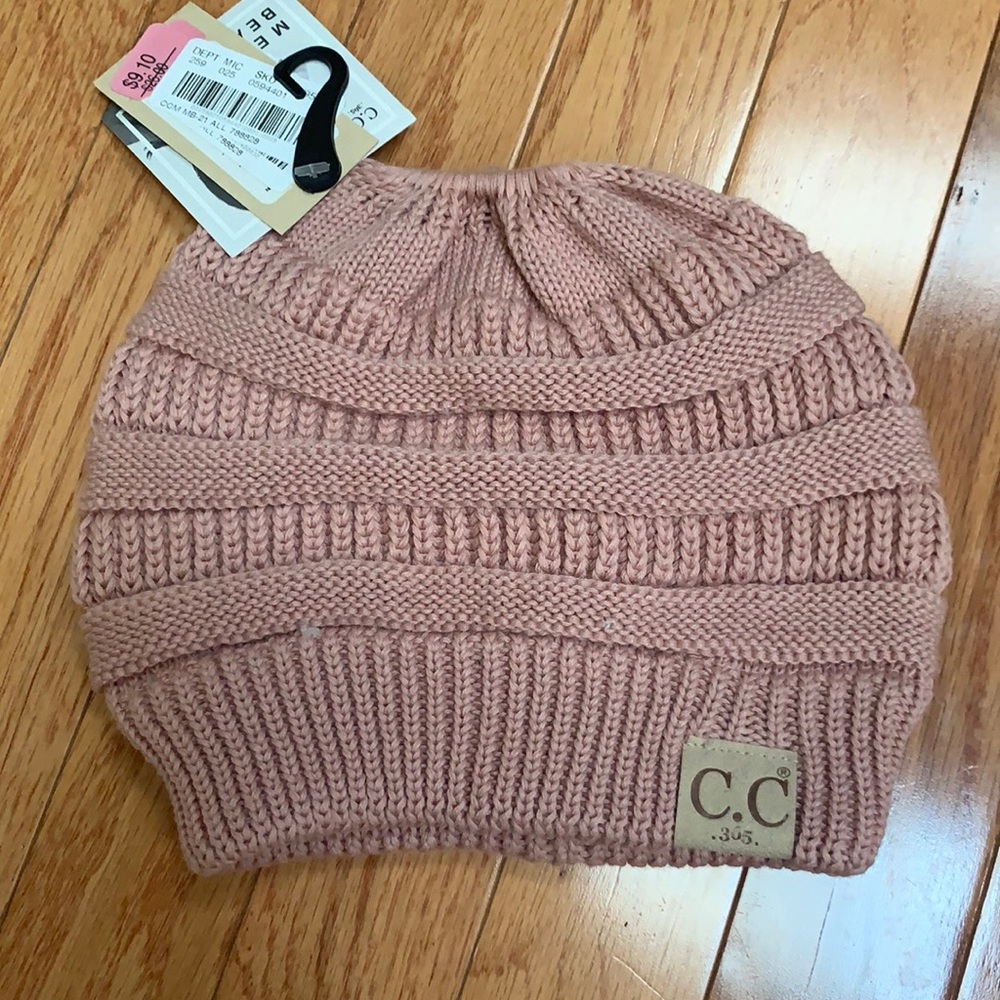Pink C.C Beanie